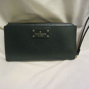 Dark green Kate Spade wallet